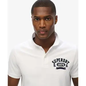 Classic polo with applied pattern Superdry image-4