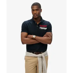 Polo clássico com padrão aplicado Superdry image-1