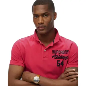 Polo clássico com padrão aplicado Superdry image-4