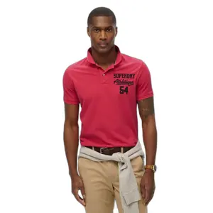 Polo clássico com padrão aplicado Superdry image-1