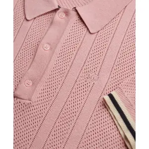 Polówka z teksturowanej siateczki Superdry image-1