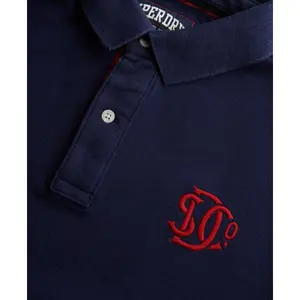 Polo piqué monogramma Superdry image-1