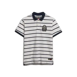 Striped polo shirt Superdry Crest image-0