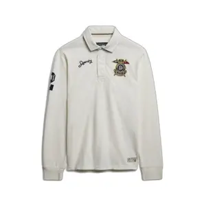 Polo a maniche lunghe con doppio emblema lungo Superdry image-0