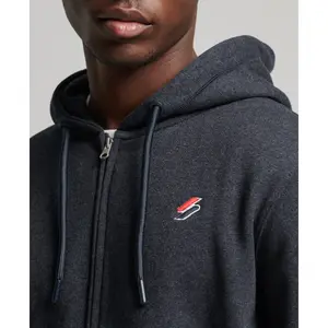 Sudadera con capucha y cremallera Superdry Code Essential image-3