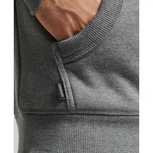 Camisola com capuz e logótipo bordado em algodão orgânico Superdry Vintage image-3