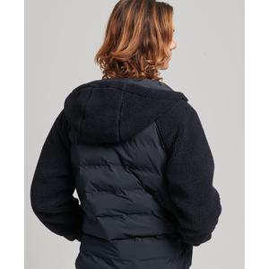 Felpa con cappuccio in pile con zip Superdry Mountain Hybrid image-2