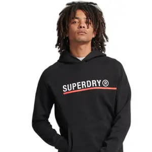 Camisola com capuz com padrão Superdry Code Tech image-0