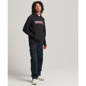 Camisola com capuz com padrão Superdry Code Tech image-1