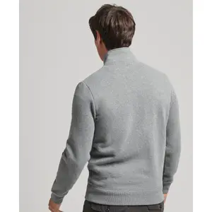 Sweatshirt en coton bio zippé Superdry Essential Logo image-2