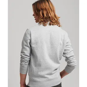 Sweatshirt en coton bio à demi-fermeture zippée Superdry Essential Logo image-1