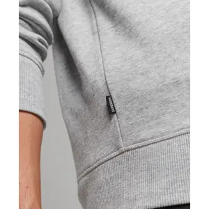 Sweatshirt en coton bio à demi-fermeture zippée Superdry Essential Logo image-4