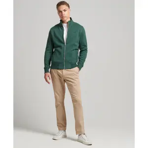 Veste de survêtement zippée coton bio Superdry Vintage Logo image-1