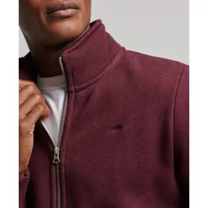 Zip-up tracksuit jacket in organic cotton Superdry Vintage Logo image-2