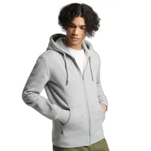 Organic cotton hooded sweatshirt Superdry Vintage image-1