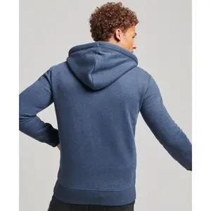 Felpa con cappuccio con zip e ricamo Superdry Vintage Logo image-2