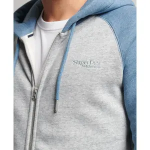 Sweatshirt à capuche de baseball zippé Superdry Essential image-4