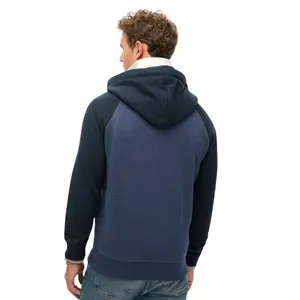 Sweatshirt à capuche zippé Superdry Essential Baseball image-3