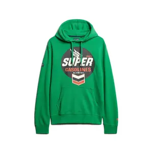 Hooded sweatshirt with logo and design Superdry image-0