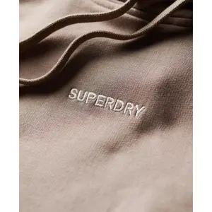 Oversized hoodie with pattern and micro logo Superdry image-5