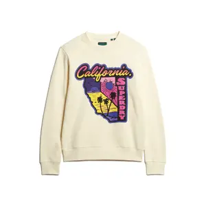 Løstsiddende fluorescerende sweatshirt Superdry Travel image-0