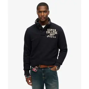 Pull col boutonné Superdry Vintage Athletic image-0