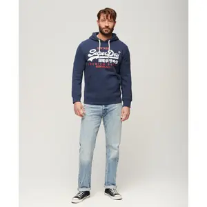 Logo hoodie Superdry Duo Vintage image-3