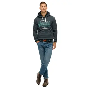 Hooded sweatshirt Superdry Duo Vintage Logo image-1