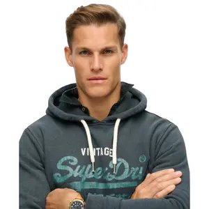 Hooded sweatshirt Superdry Duo Vintage Logo image-4