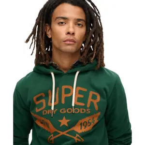 Hooded sweatshirt with pattern Superdry Outdoor image-4