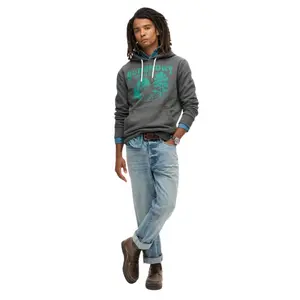 Hooded sweatshirt with pattern Superdry Outdoor image-1