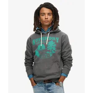 Hooded sweatshirt with pattern Superdry Outdoor image-2
