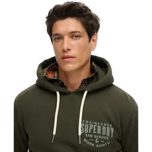 Hooded sweatshirt Superdry Machined Goods Workwear image-4