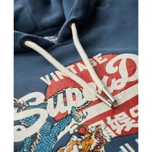 Felpa con cappuccio Superdry Vintage Logo Tokyo image-5