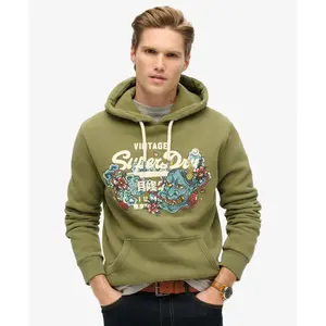 Felpa con cappuccio Superdry Vintage Logo Tokyo image-2