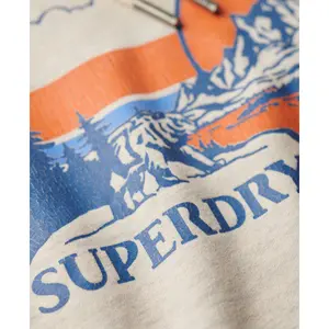 Striped hoodie with pattern Superdry image-5