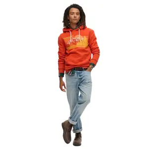 Striped hoodie with outdoor pattern Superdry image-2