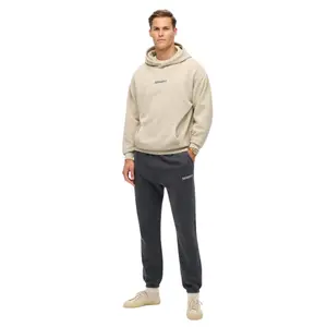 Oversized hoodie with pattern and micro logo Superdry image-1