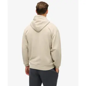 Oversized hoodie with pattern and micro logo Superdry image-3