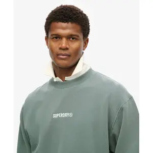 Loose-fitting sweatshirt Superdry Micro Logo Graphic image-4