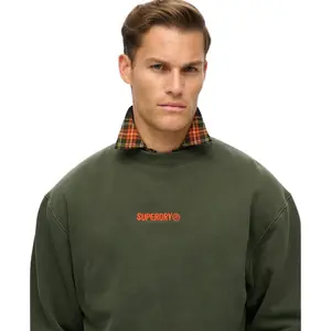 Loose-fitting sweatshirt Superdry Micro Logo Graphic image-4