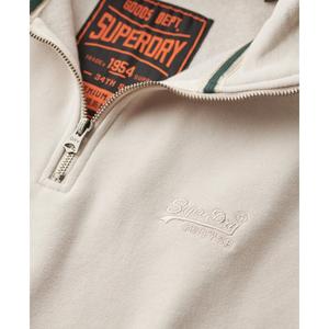 Sudadera con cuello cremallera Superdry Essential Logo Henley image-6
