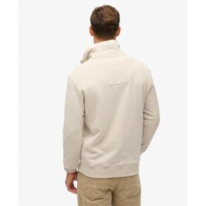 Sudadera con cuello cremallera Superdry Essential Logo Henley image-3