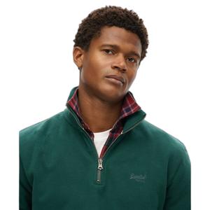 Sudadera con cuello cremallera Superdry Essential Logo Henley image-4