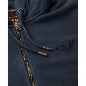 Rozpinany, wyblakły hoodie z logo Superdry Essential image-5