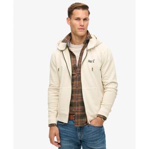 Rozpinany, wyblakły hoodie z logo Superdry Essential image-2