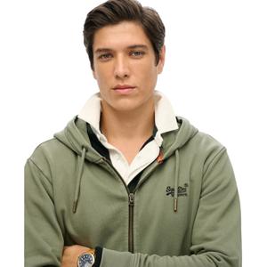 Rozpinany, wyblakły hoodie z logo Superdry Essential image-4