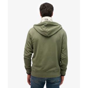 Rozpinany, wyblakły hoodie z logo Superdry Essential image-3