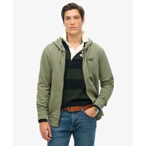 Rozpinany, wyblakły hoodie z logo Superdry Essential image-2