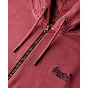 Rozpinany, wyblakły hoodie z logo Superdry Essential image-5